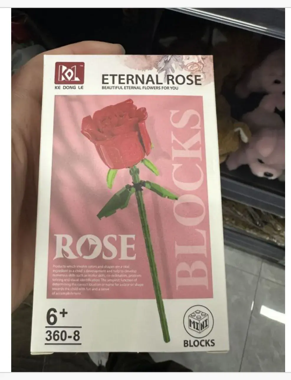 Klocki Kwiaty Rose Eternal Flowers 6+