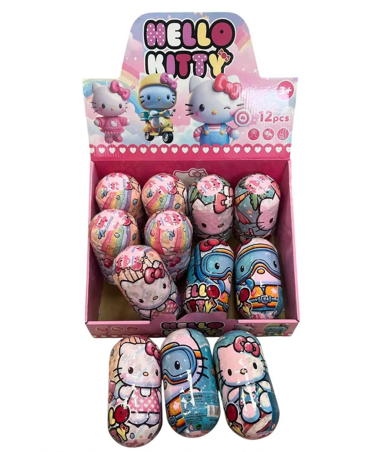 Ball Surprise Hello Kitty - Kapsuła Niespodzianka Figurka 12 szt.