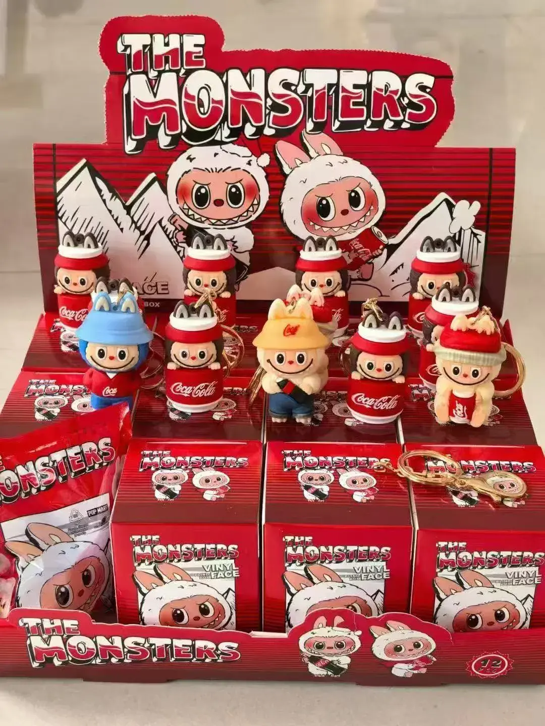 Blind Box Brelok Labubu The Monsters Coca-Cola Vinyl 12szt