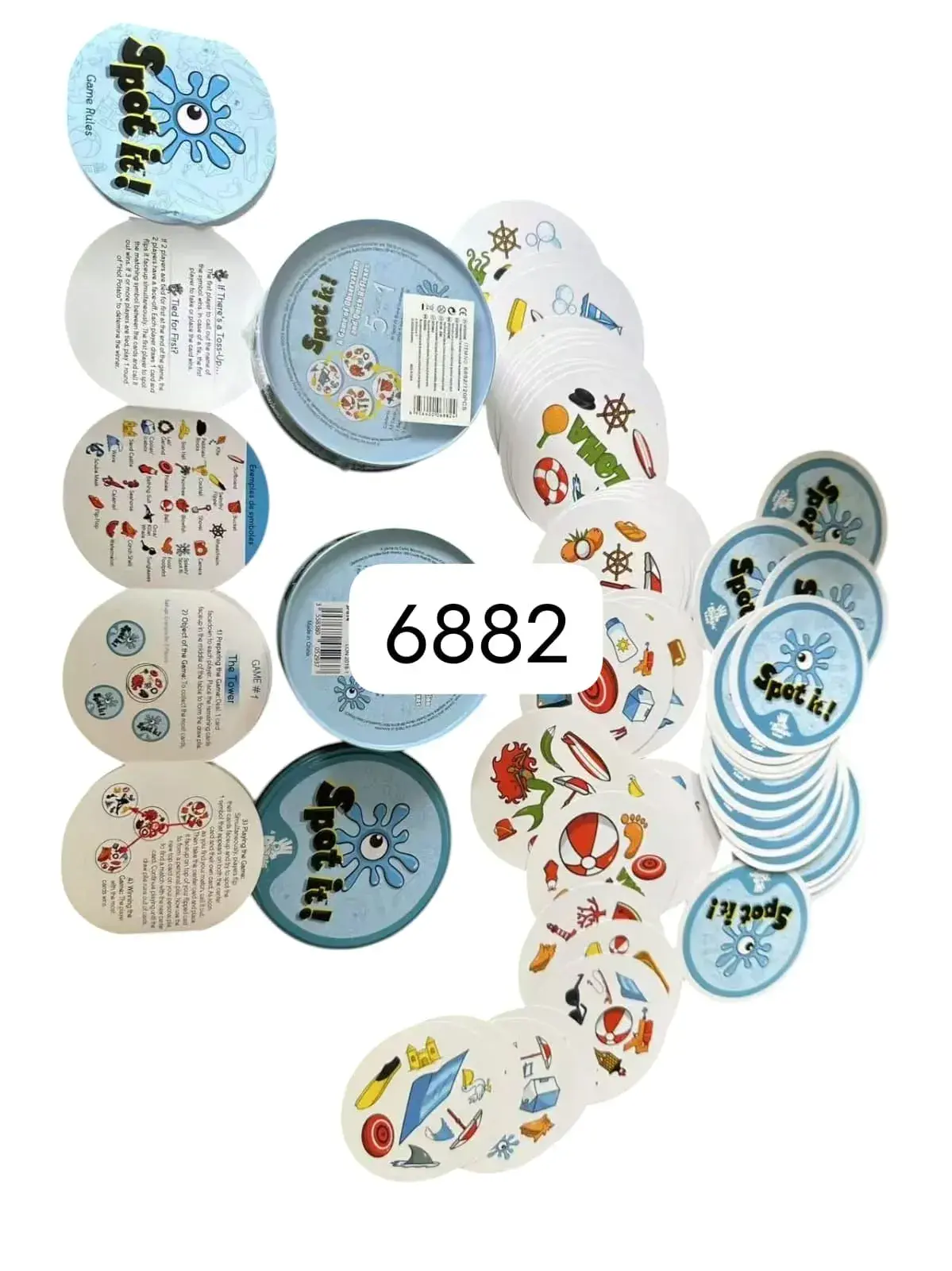 Gra Dobble Spot it! Wakacyjna w Metalowej Puszce - 12 szt.
