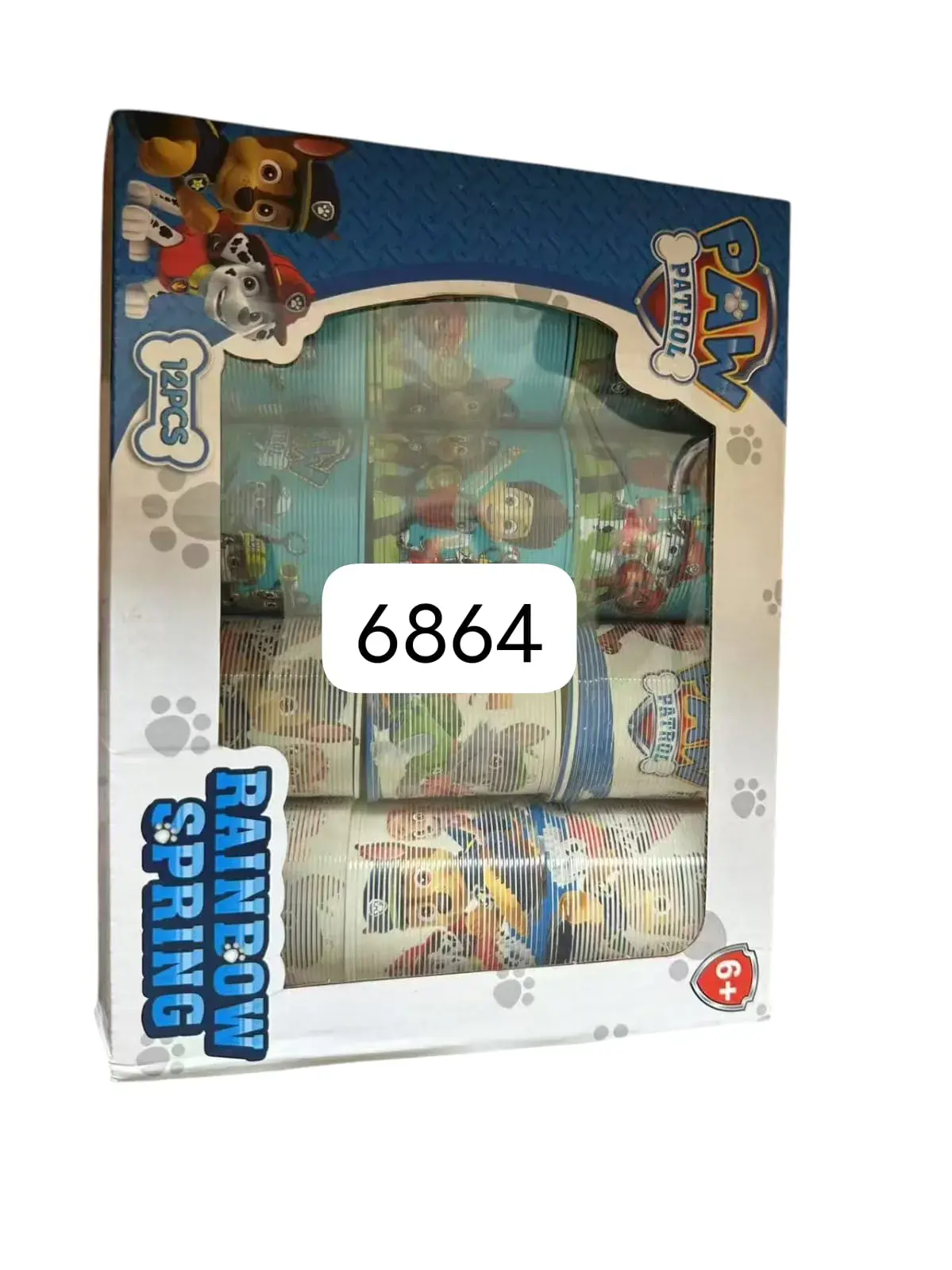 Sprężynki Paw Patrol Rainbow Spring - Zestaw 12 szt, kod 6864