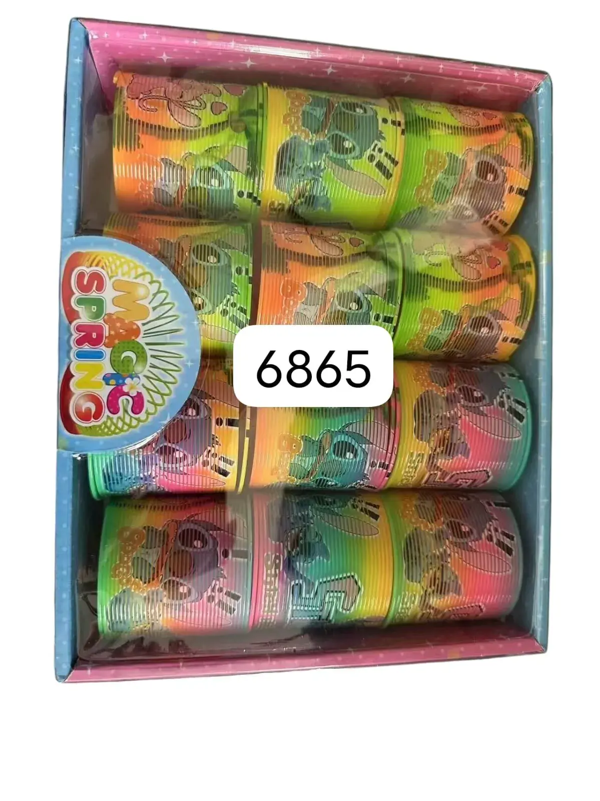 Sprężynki Magic Spring tęczowe Paw Stitch, 12 szt.