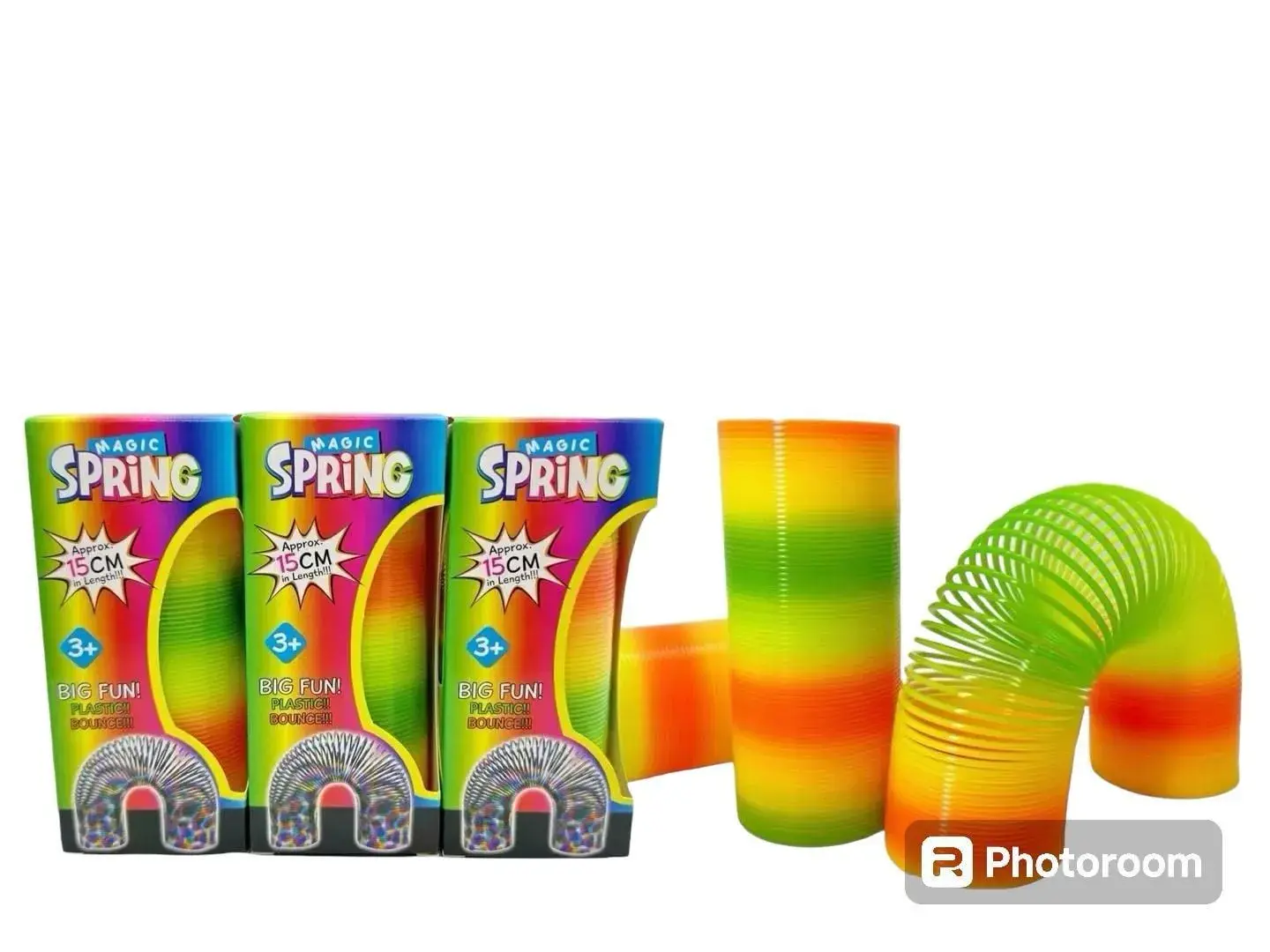 Zabawki Magic Spring Tęczowa 15cm Plastikowa - 12 szt.