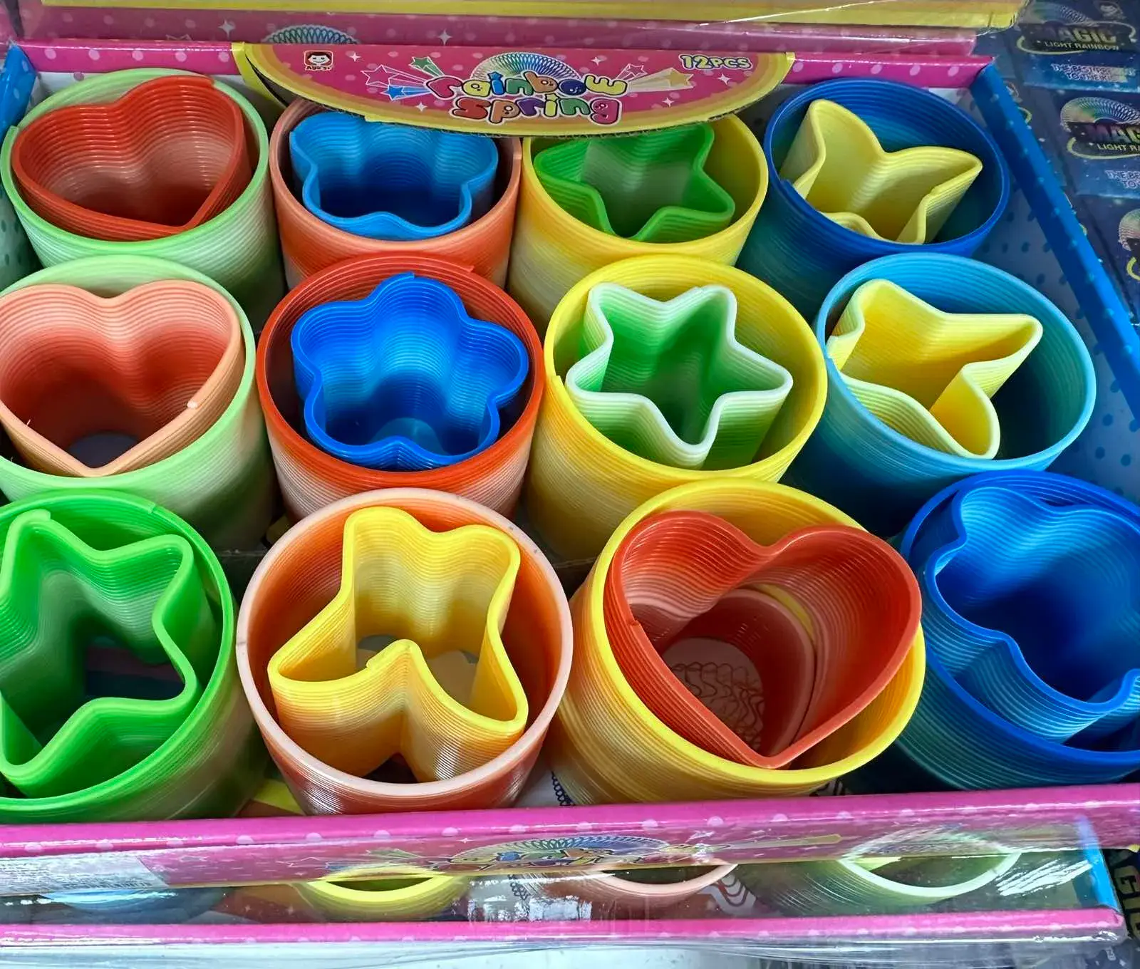 Gra Zręcznościowa Rainbow Sprężynka Magic 2in1, Różne Kształty 12szt