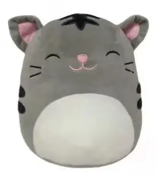 Maskotka Pluszowa 30cm Szary Kotek Squish