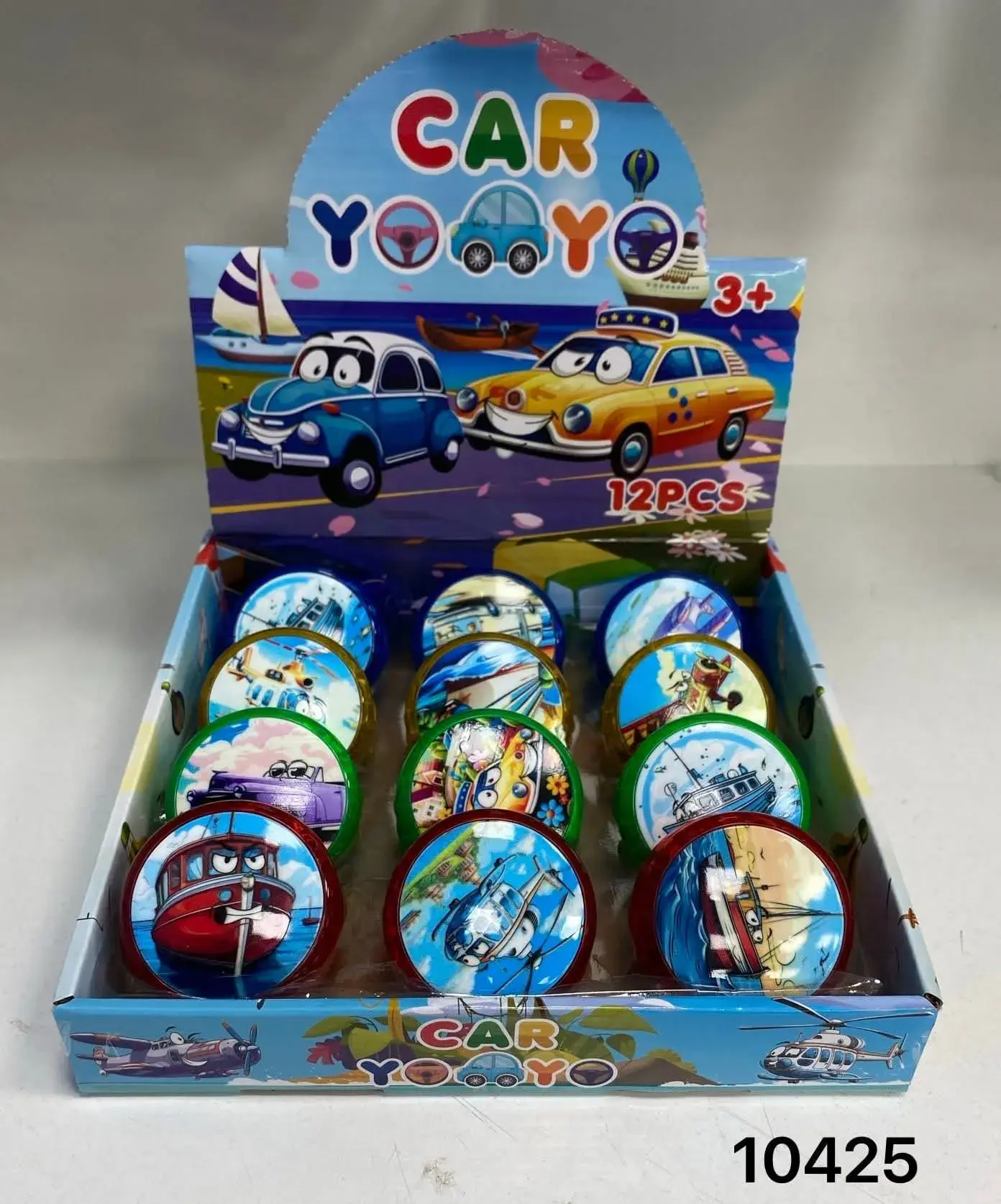 Zabawki Car YOYO - Jojo z pojazdami, zestaw 12 szt