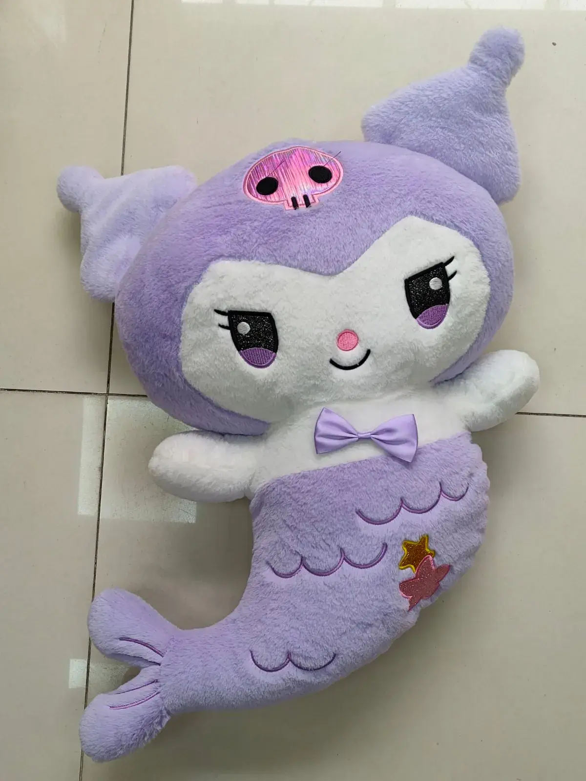Maskotka Kuromi Syrenka Fioletowa - Pluszowa Przytulanka
