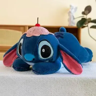 Maskotka Pluszowa Stitch 40cm Leżący z Babeczką