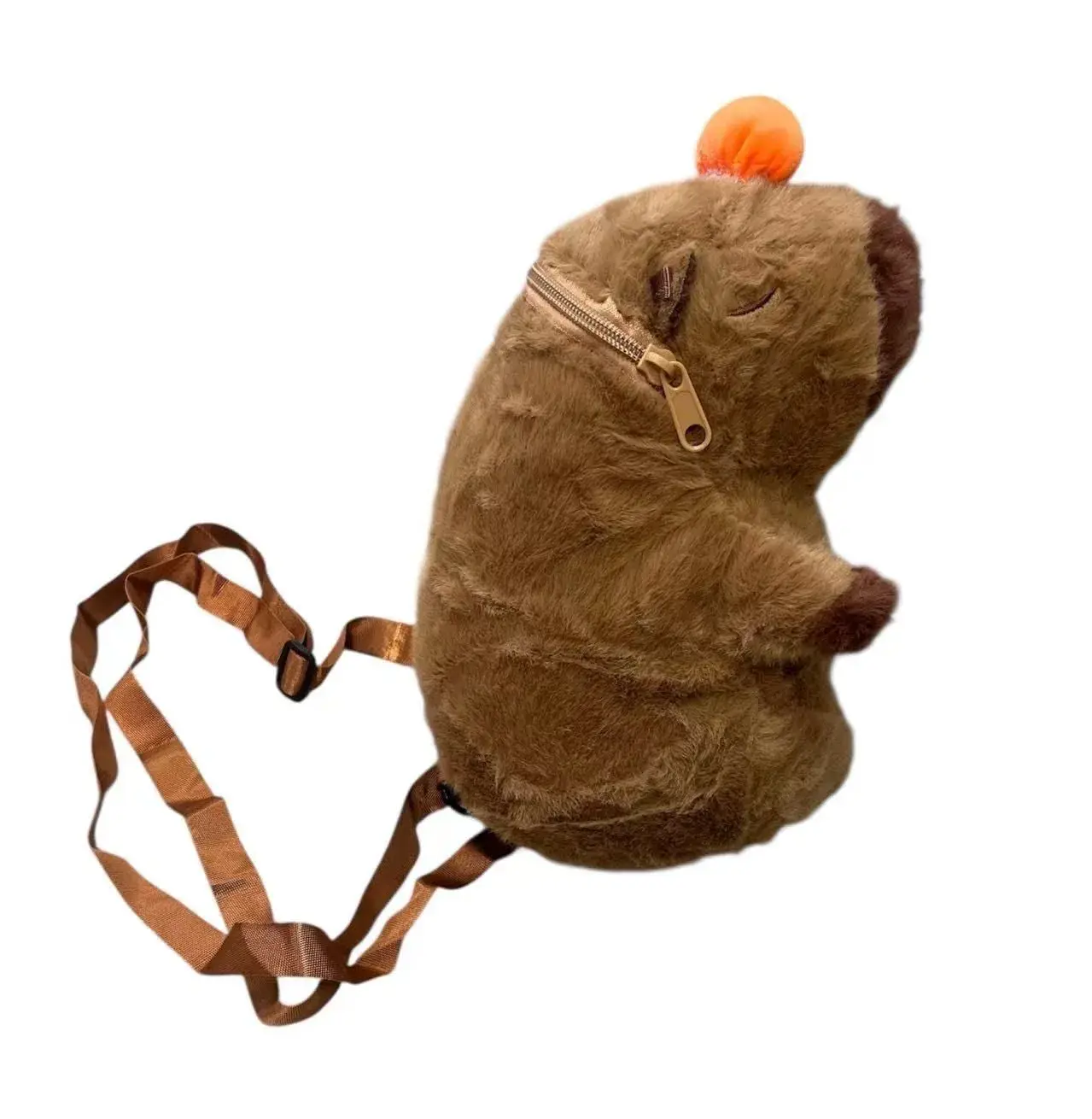 Torebka Kapibara Pluszowa - Plecak Maskotka z Zamkiem