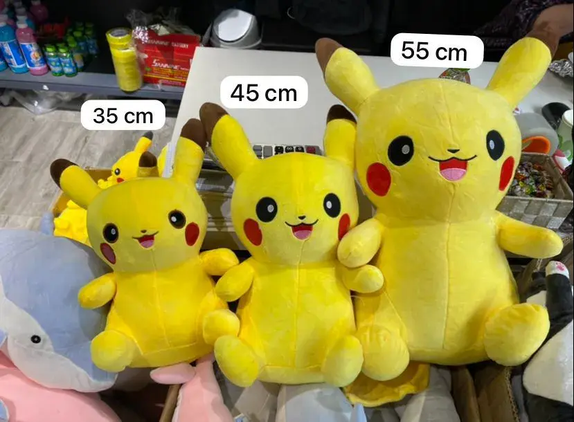 Maskotka Pluszowa Pikachu 55cm Żółta Miękki Plusz