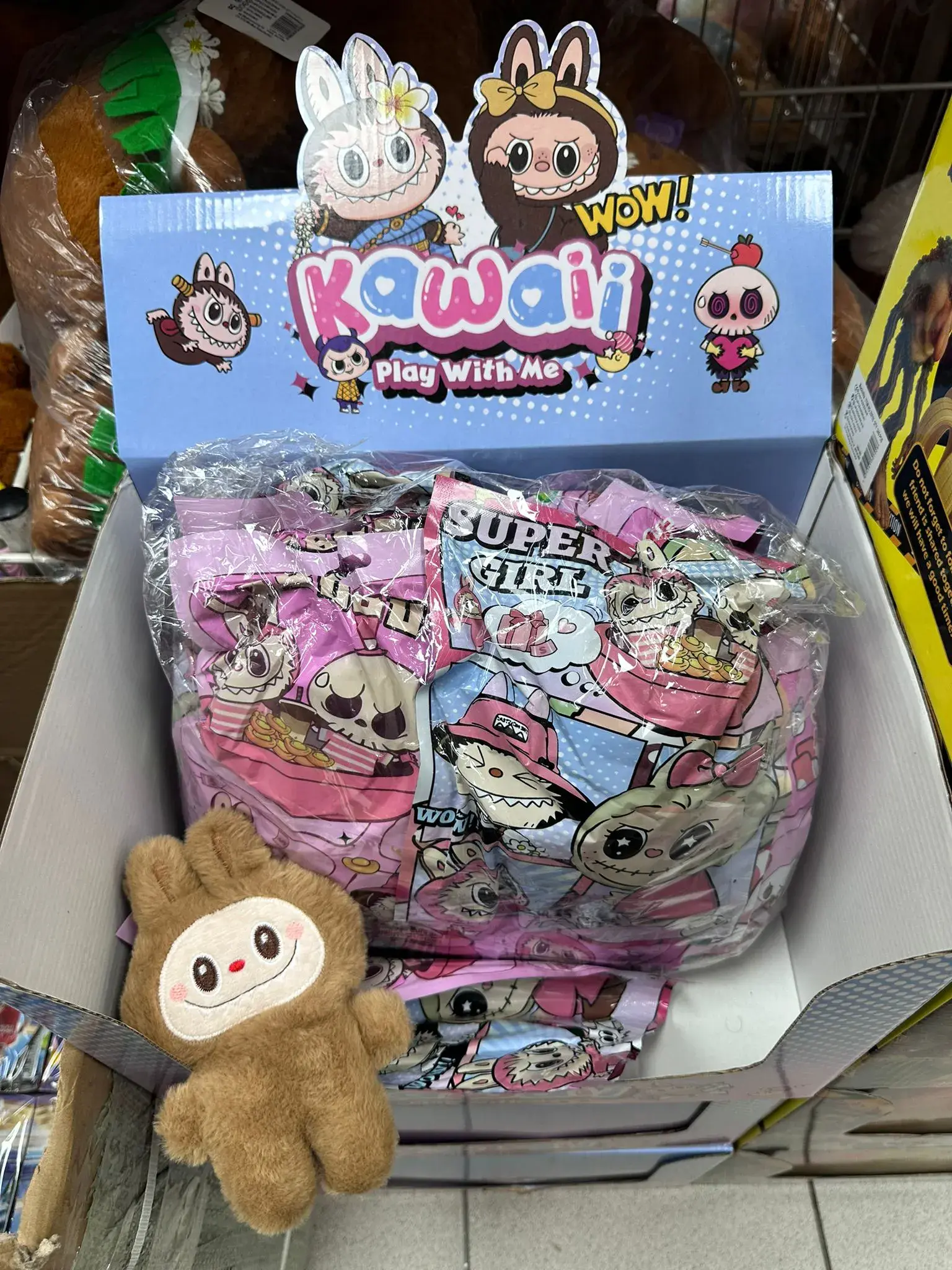 Zabawki Labubu Pluszowe Maskotki Kawaii Saszetka 12 szt.