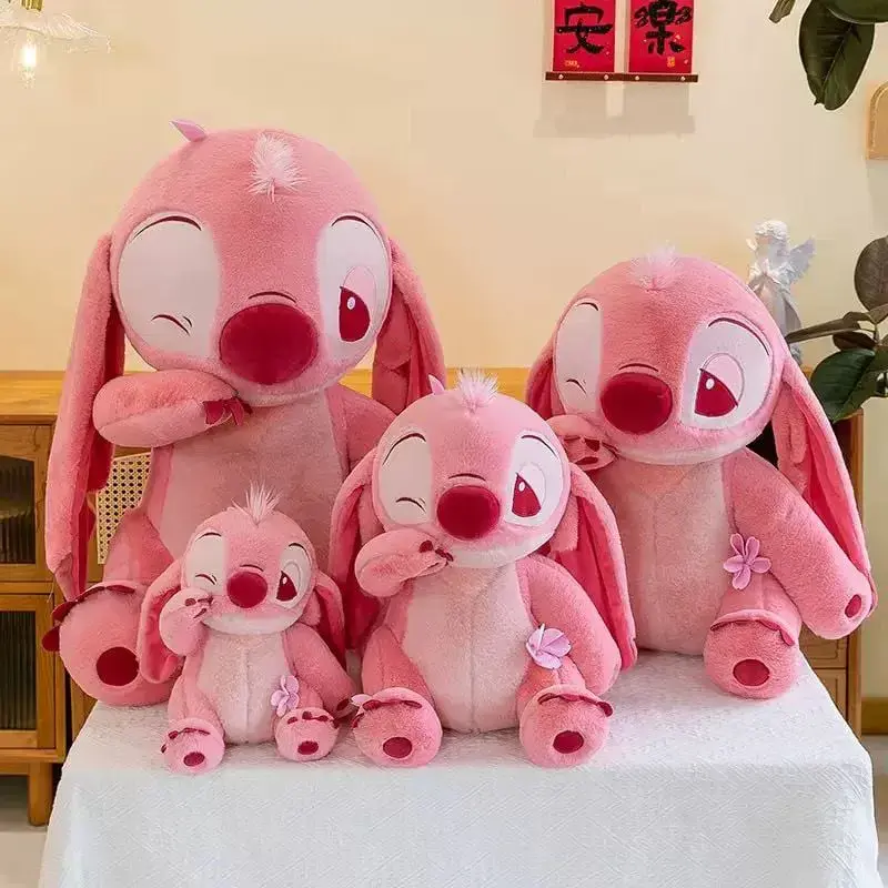 Maskotka Pluszowa Stitch Angel 80cm Różowa - 3 szt.