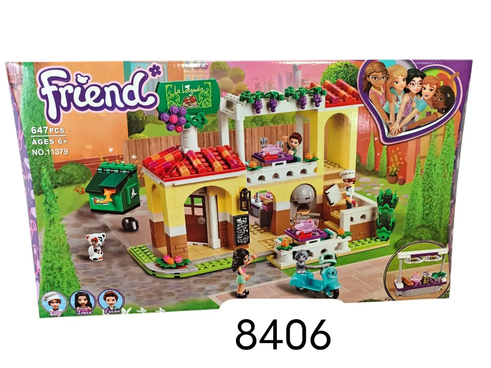 Klocki LEGO Friends 647PCS Kawiarnia 84046