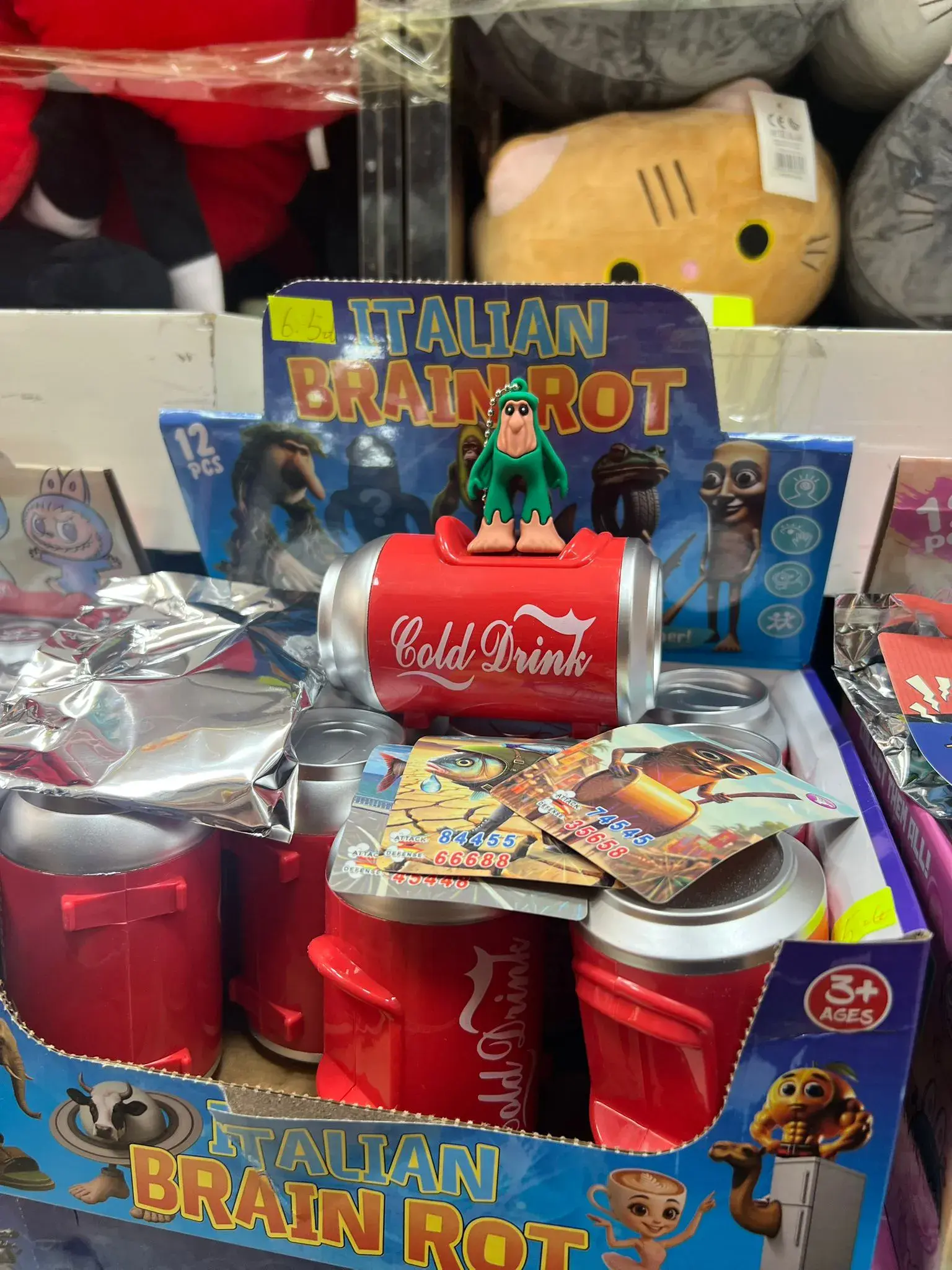 Figurki Italian Brainrot w puszce Cold Drink, zestaw 12 szt.