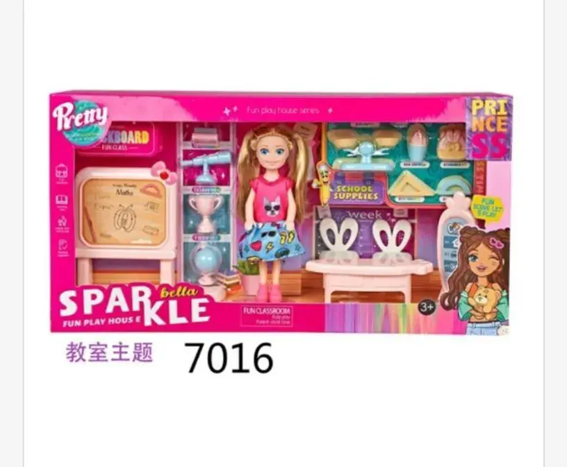 Zabawka lalka Sparkle Bella Fun Classroom 7016