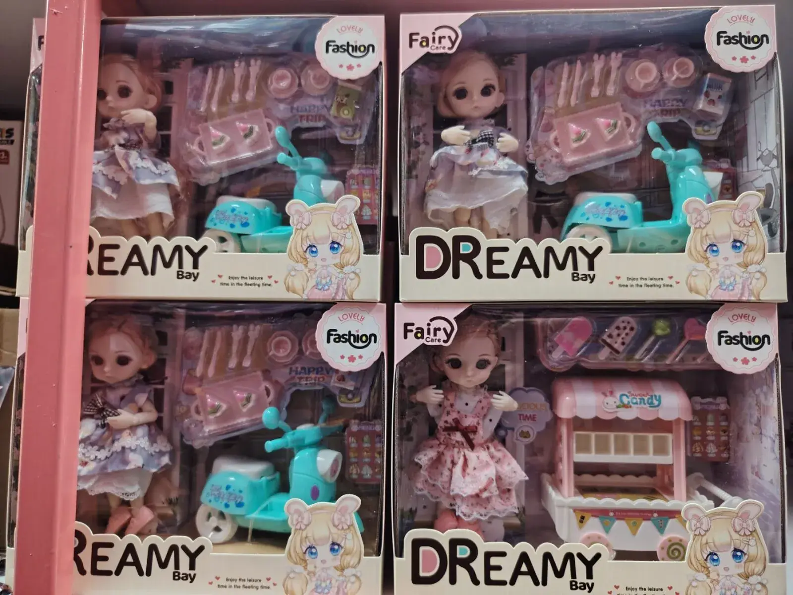 Zestaw Zabawki Lalka Dreamy z Akcesoriami