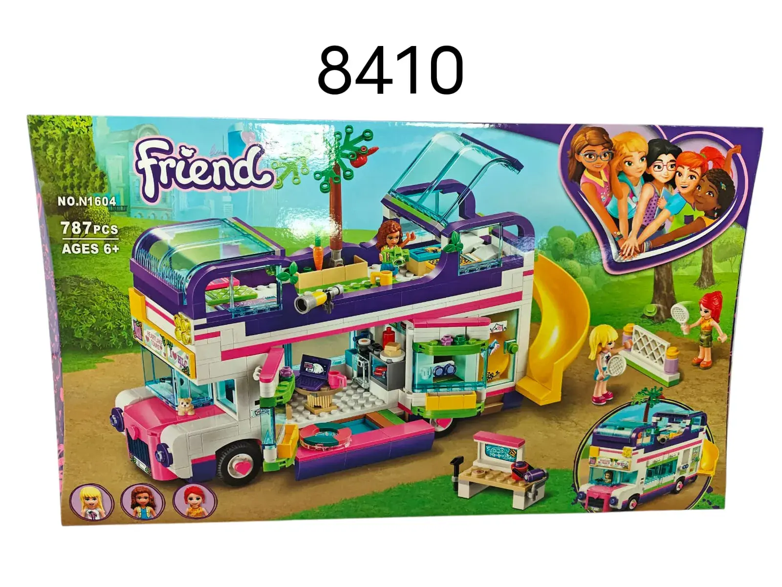 Klocki Friend 787PCS Autobus 8410