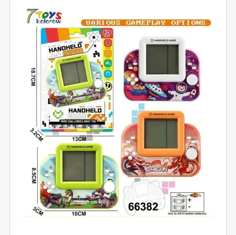 Przenośna konsola Handheld Game kolorowa 13x8 cm