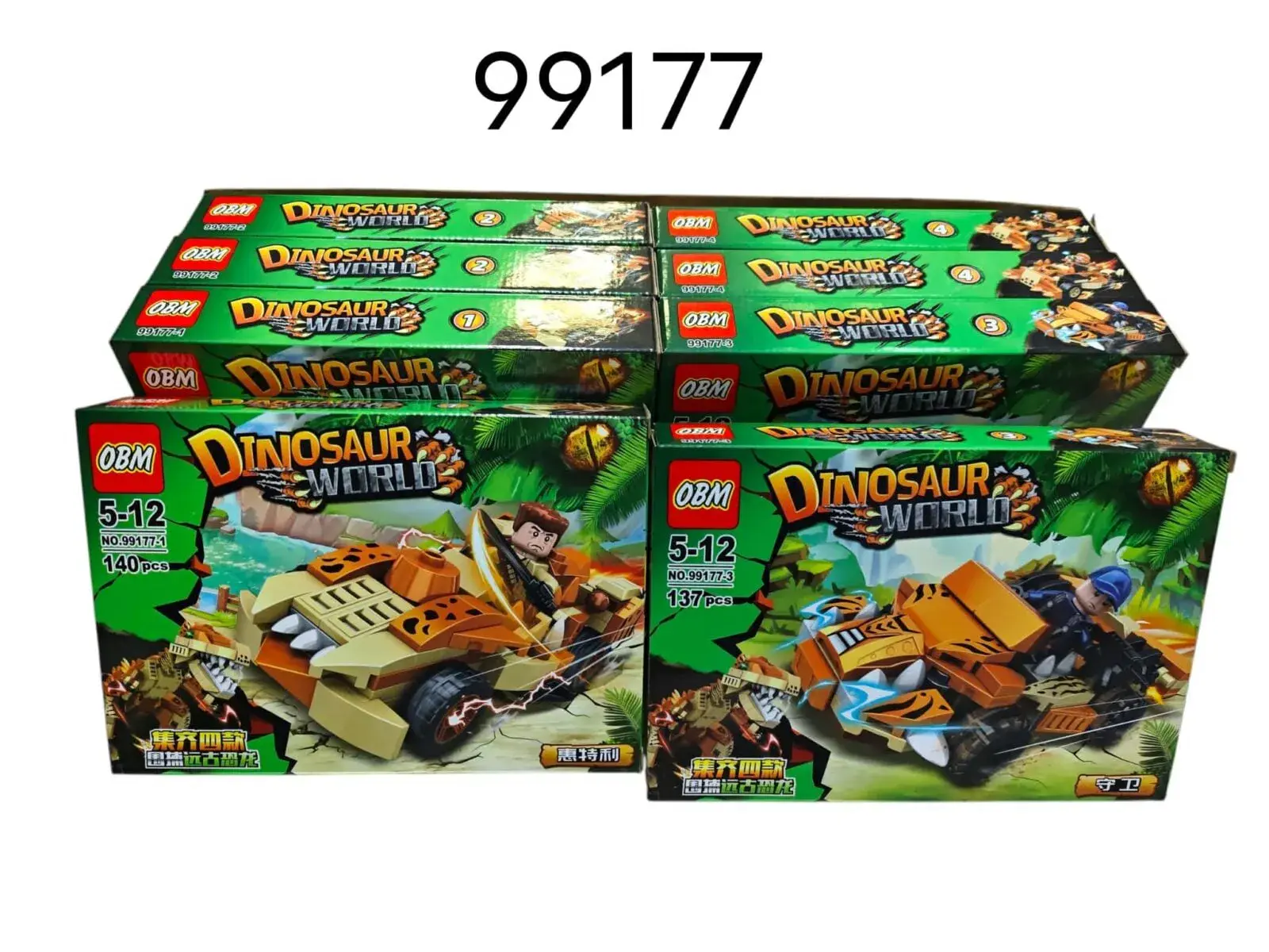 Klocki konstrukcyjne Dinosaur World 5-12 lat