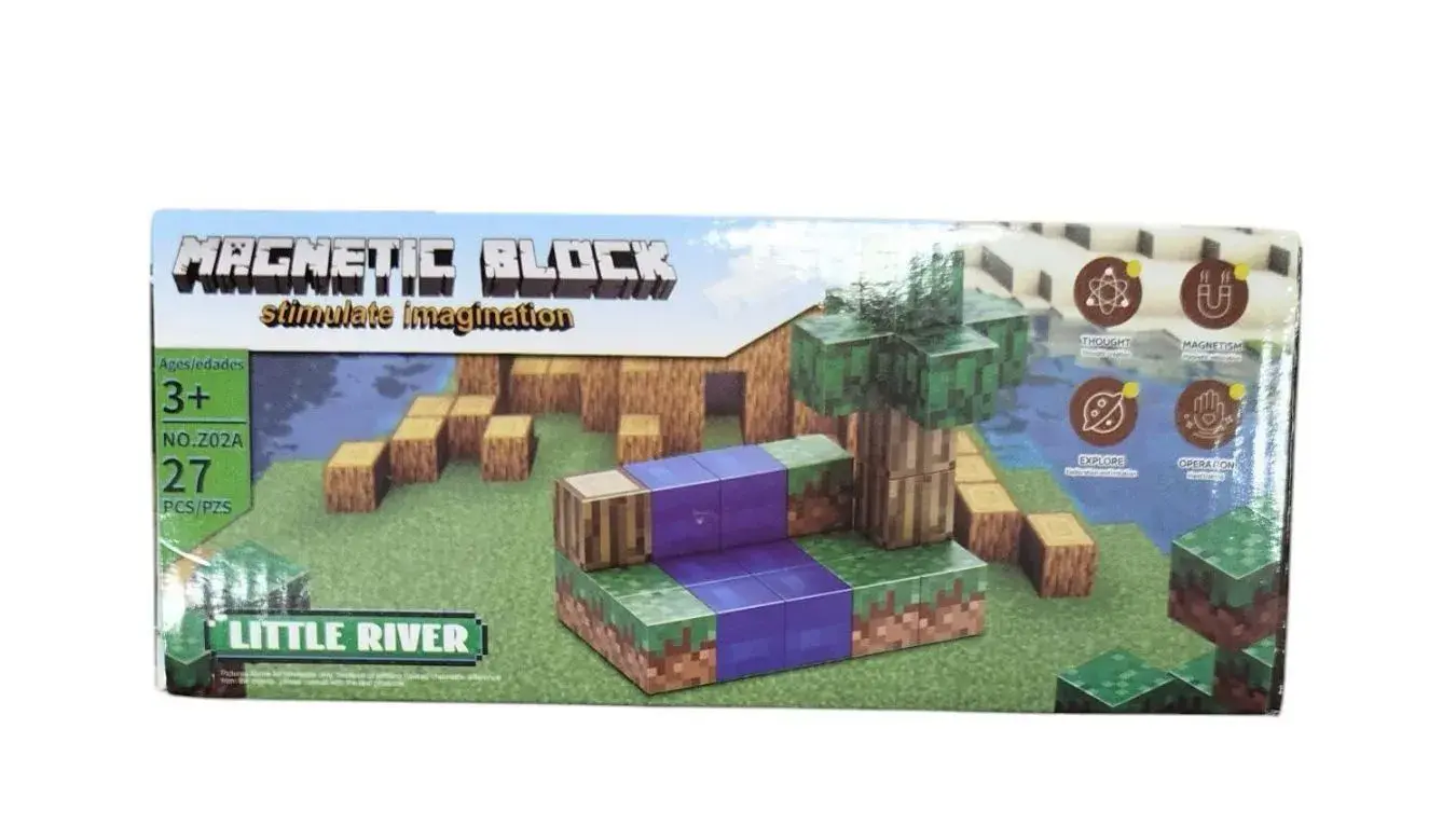 Magnetyczne klocki Little River 27PCS 3+