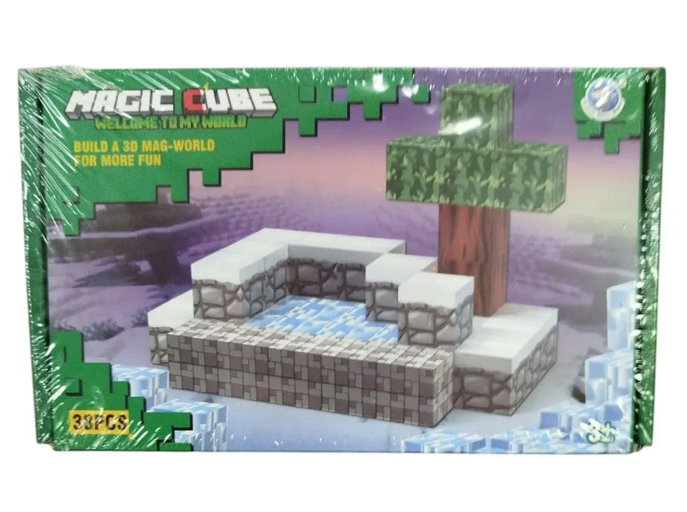 Zabawki Magnetyczne Magic Cube 38PCS Minecraft