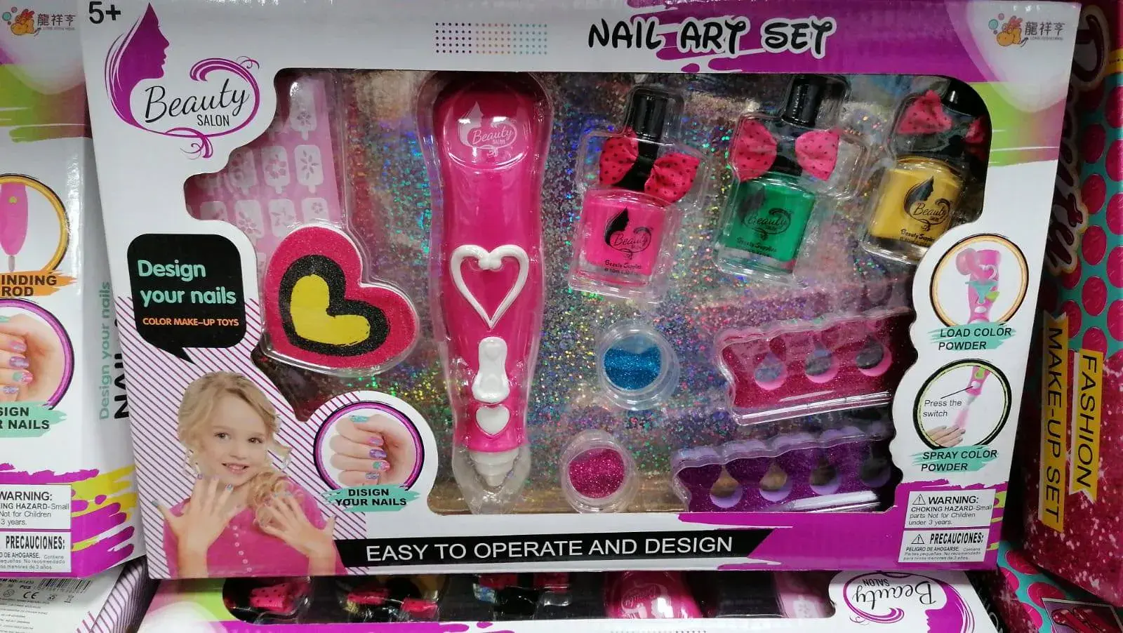 Zabawkowy Nail Art Set Beauty Skin do malowania paznokci