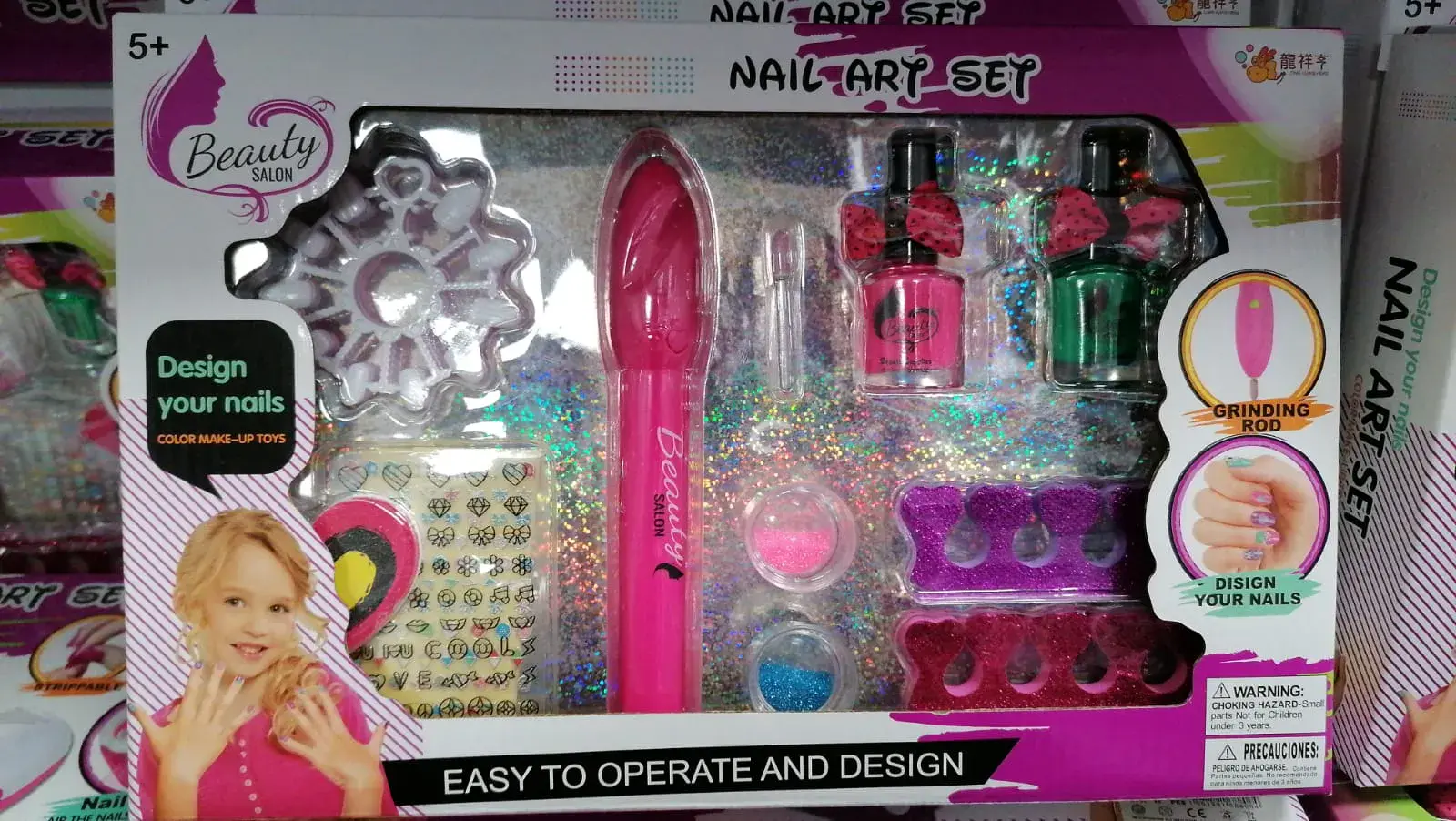 Zabawki Nail Art Set - zestaw do paznokci 5+