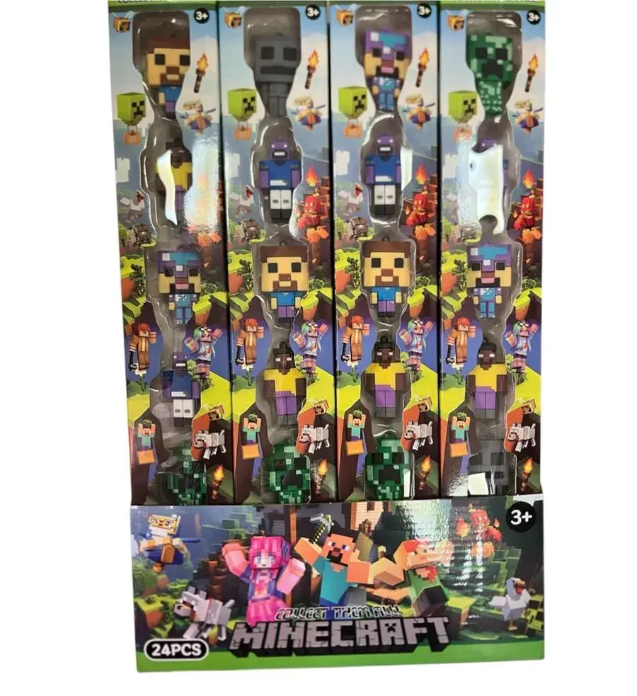 Zabawki Figurki Minecraft 24 szt w opakowaniu