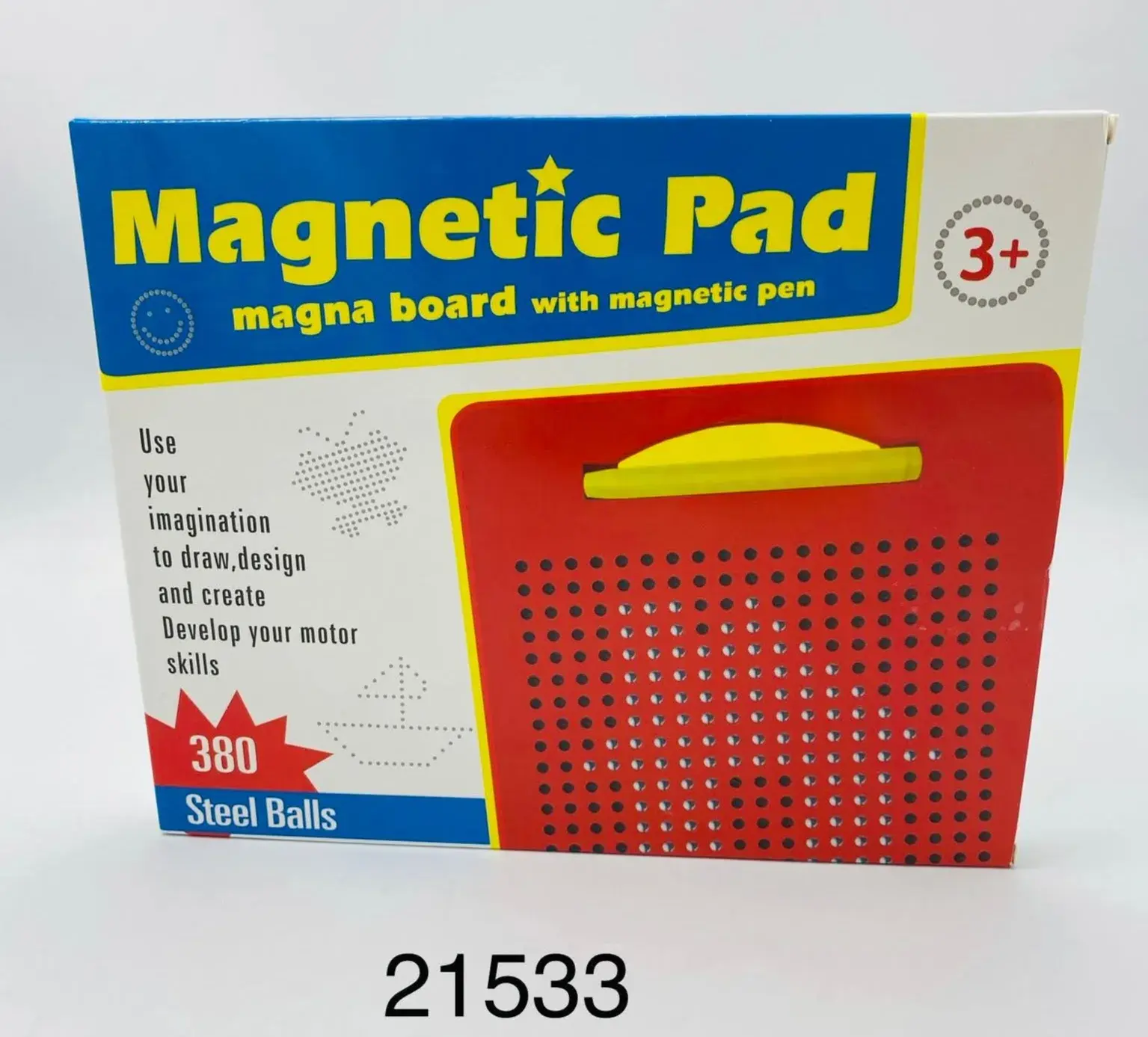 Zabawka Magnetic Pad z magnetycznym pisakiem 3+