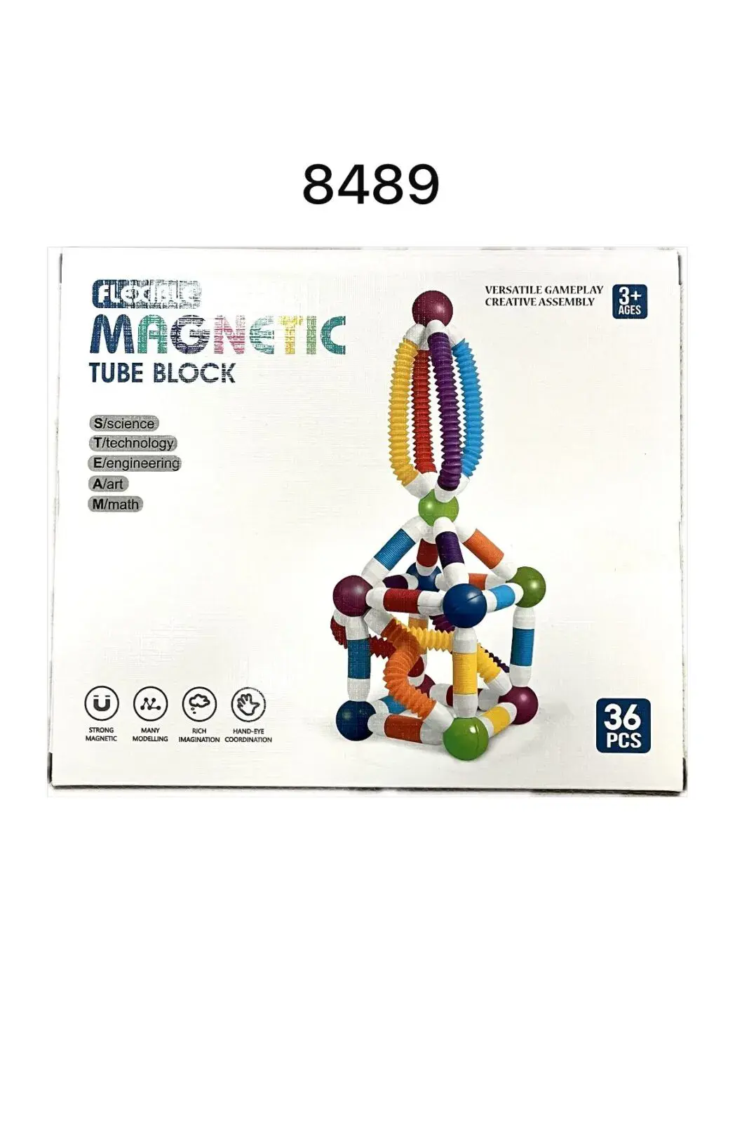 Zabawki Magnetyczne Flexible Tube Block 36PCS