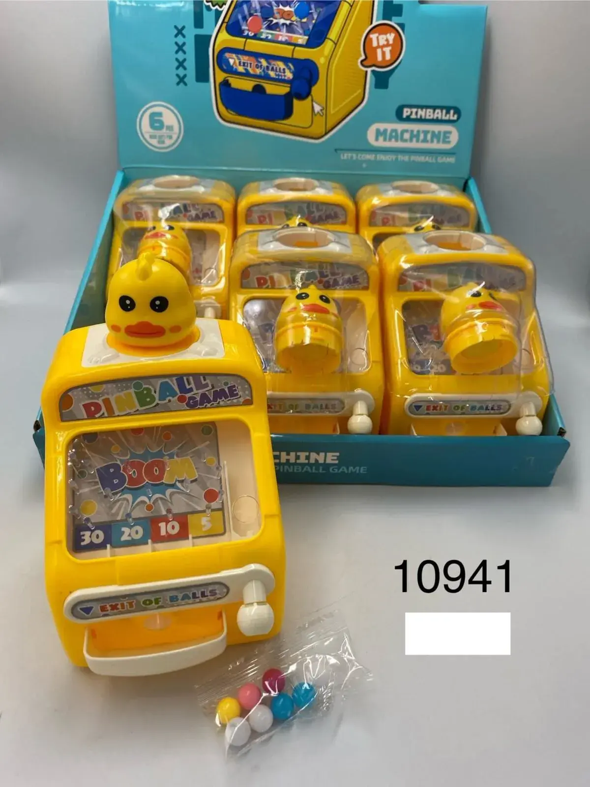 Mini maszyna do pinballa Pinball Machine żółta
