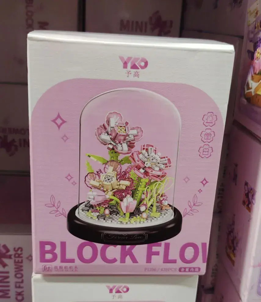 Klocki Kwiaty Blok Flower 438PCS