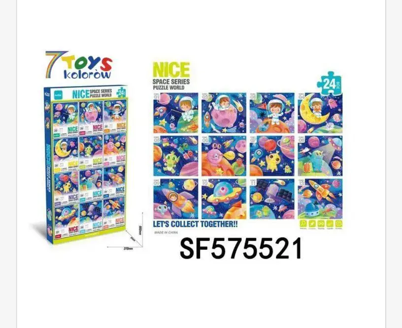 Puzzle NICE Space Series 24 elementów 7Toys Kolorow
