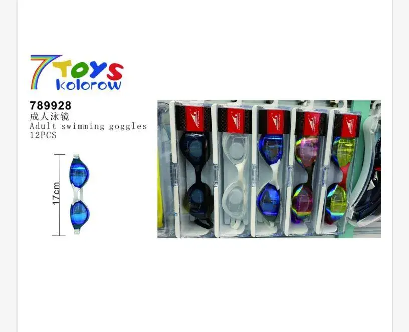 Okulary pływackie dla dorosłych 12 szt. 789628