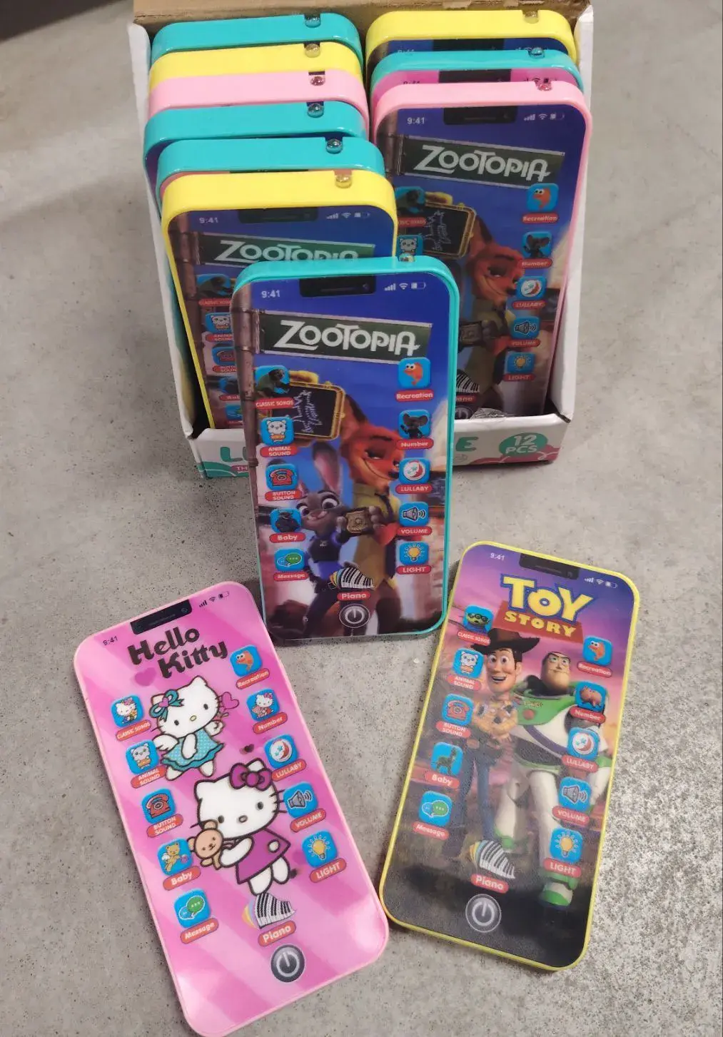 Zabawka Learn Phone Zootopia Hello Kitty Toy Story