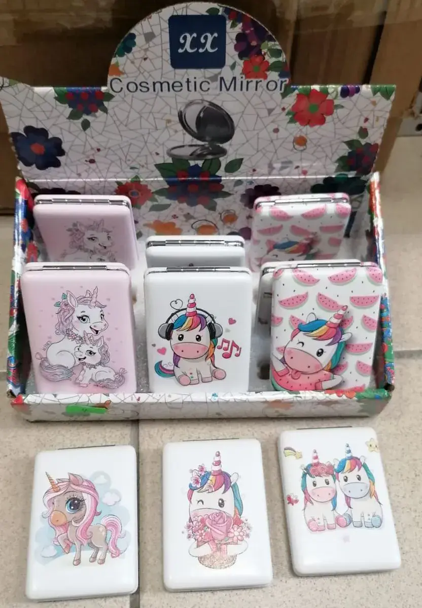 Lusterko Kosmetyczne z Motywami Unicornów