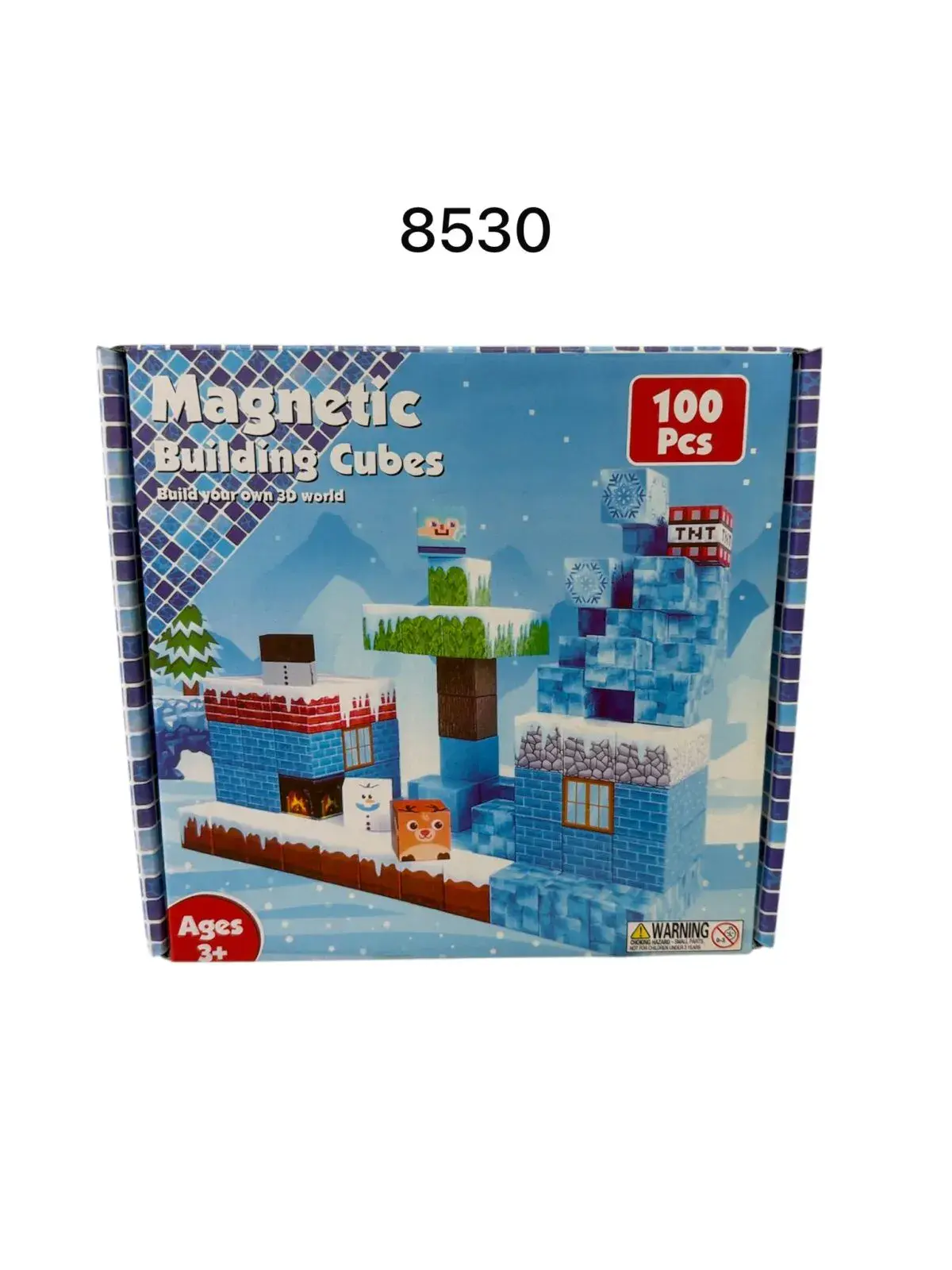 Klocki Magnetyczne Magnetic Building Cubes 100PCS 8530