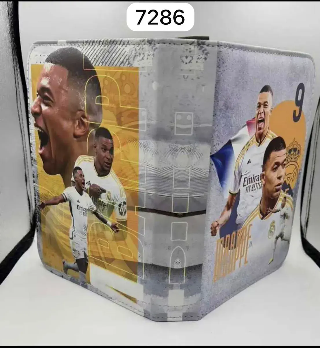 Album na karty piłkarski z motywem Kyliana Mbappé 400 kart