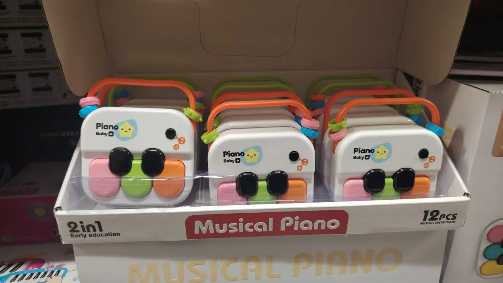 Zabawka Musical Piano Baby 2w1