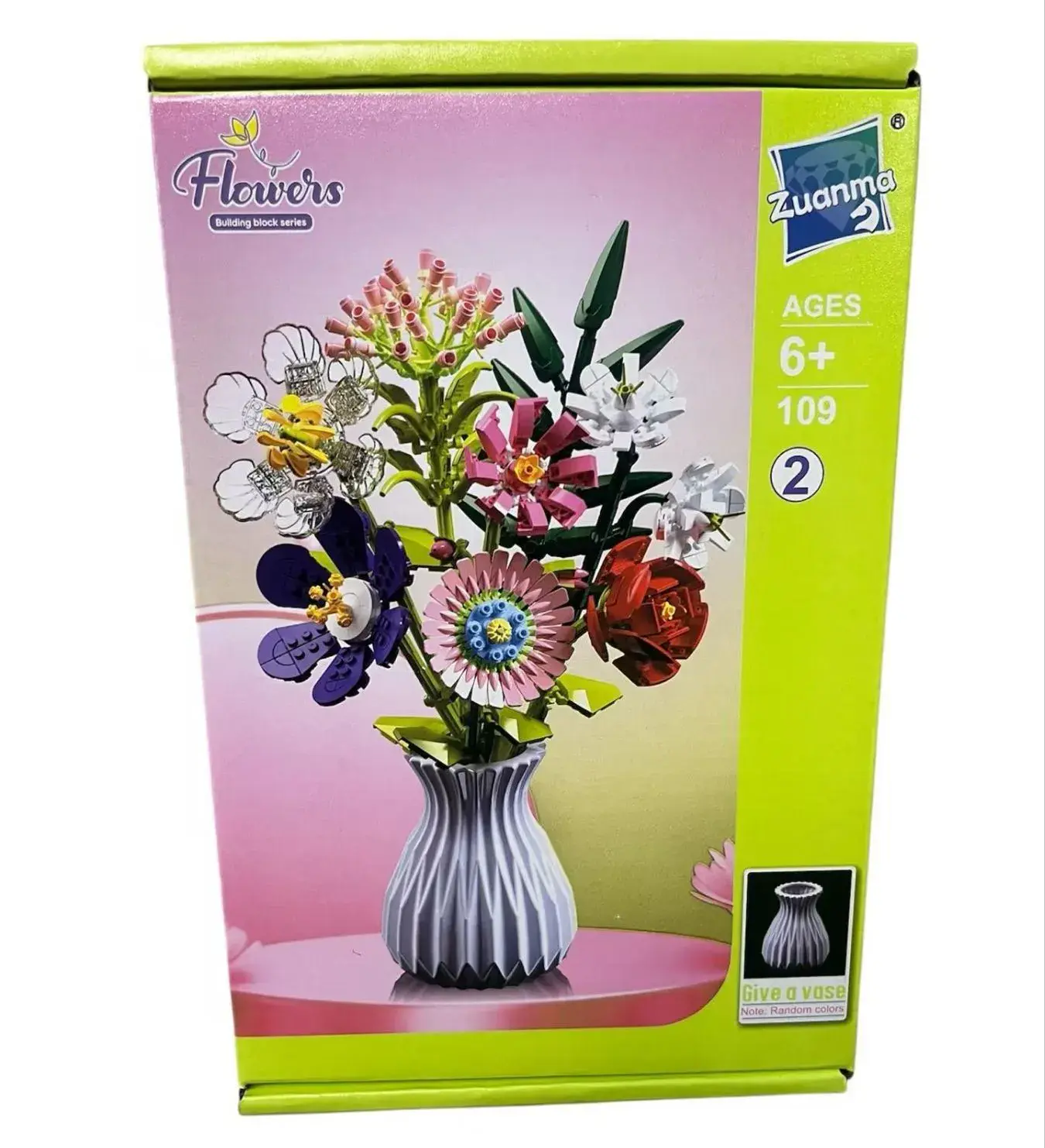 Znapa Flowers Klocki Kwiaty w Wazonie 109 el. 6+ lat