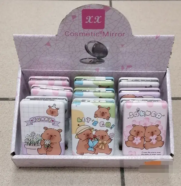 Lusterko Kosmetyczne z Misiem XX Cosmetic Mirror