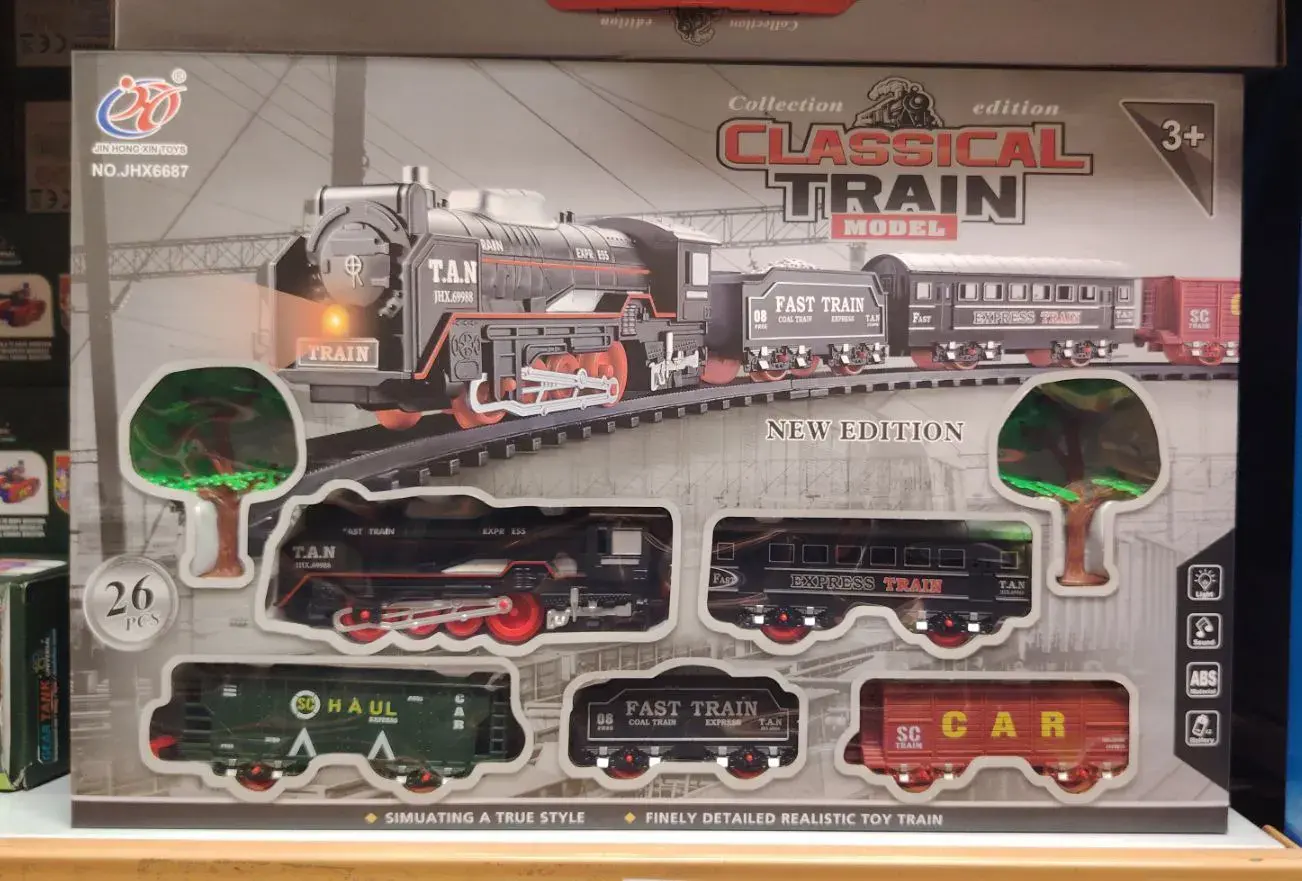 Model pociągu Classical Train z torami, 3+ lat