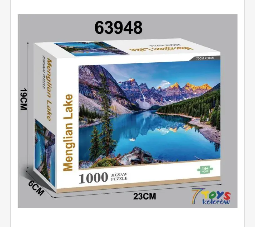 Puzzle Menglian Lake 1000 elementów