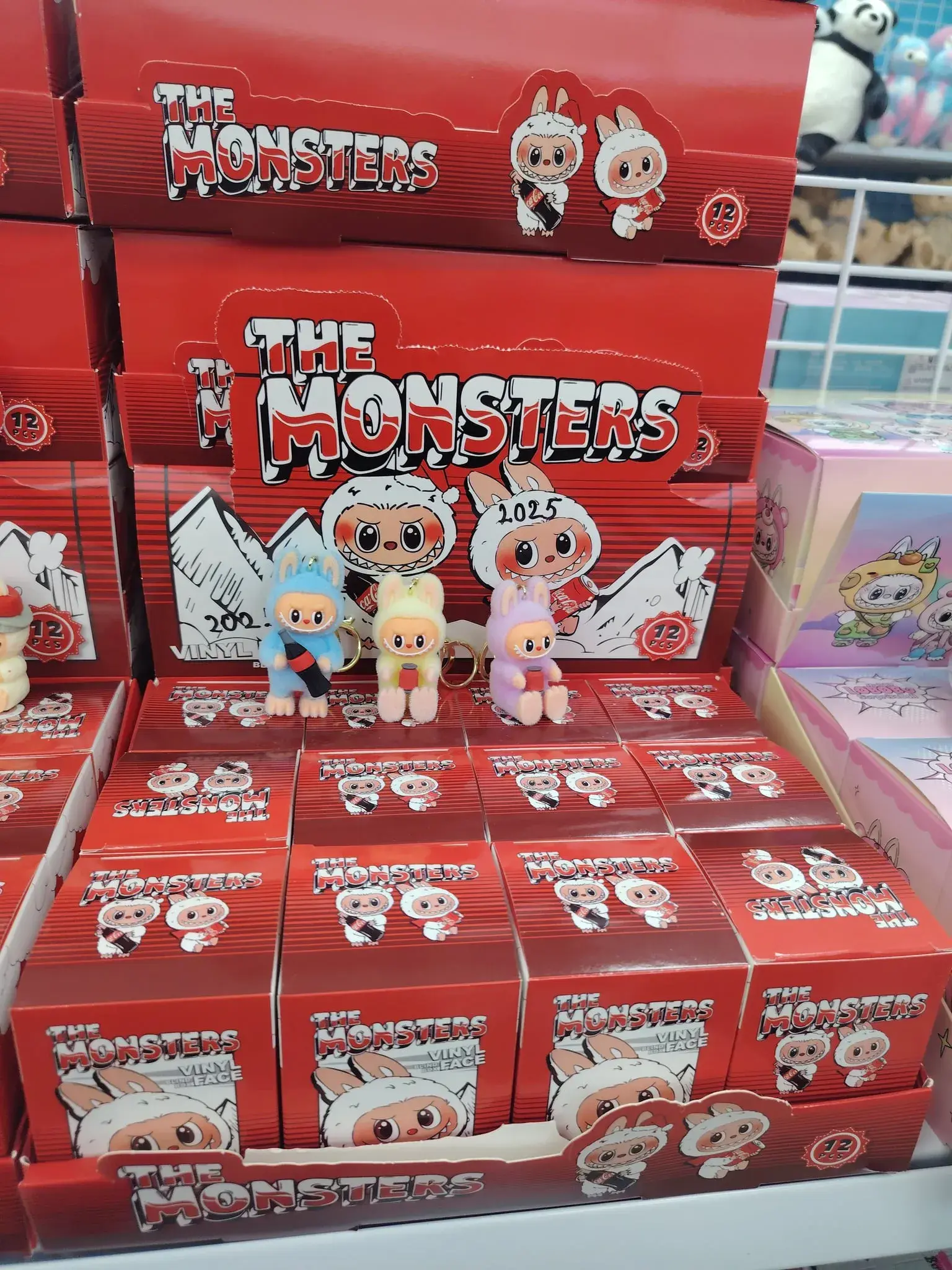 Figurki Brelok Labubu The Monsters Vinyl Face 12szt