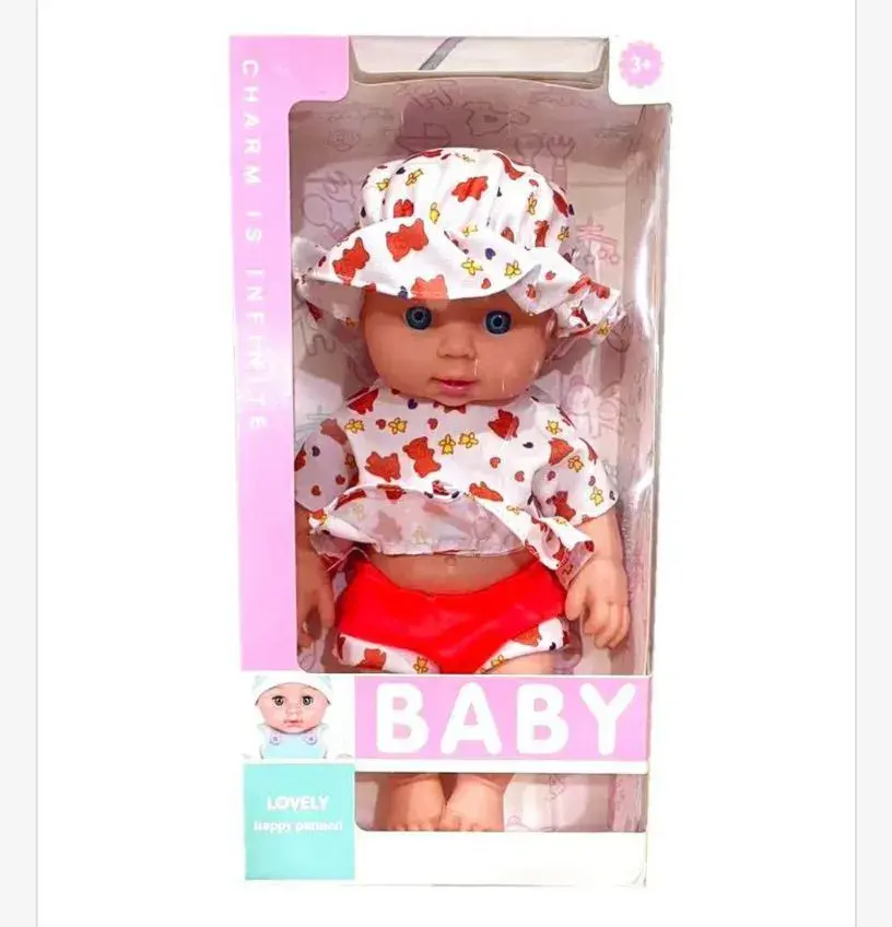 Lalka Baby Lovely z kapeluszem i ubrankiem