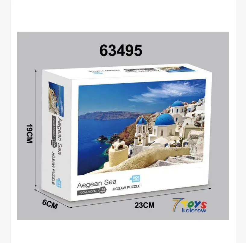 Puzzle Aegean Sea 1000 elementów 23x6x19cm