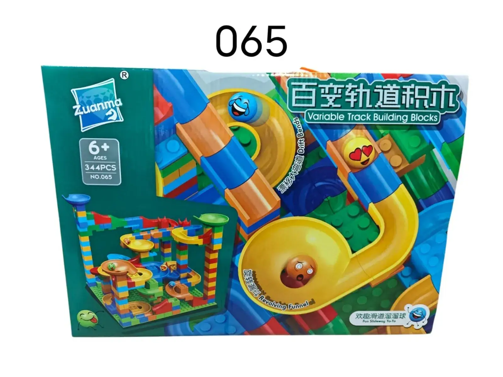 Klocki Tor Kulkowy Zahnblok 34 PCS 6+