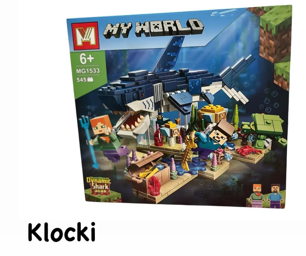Klocki My World Dynamic Shark 545 elementów