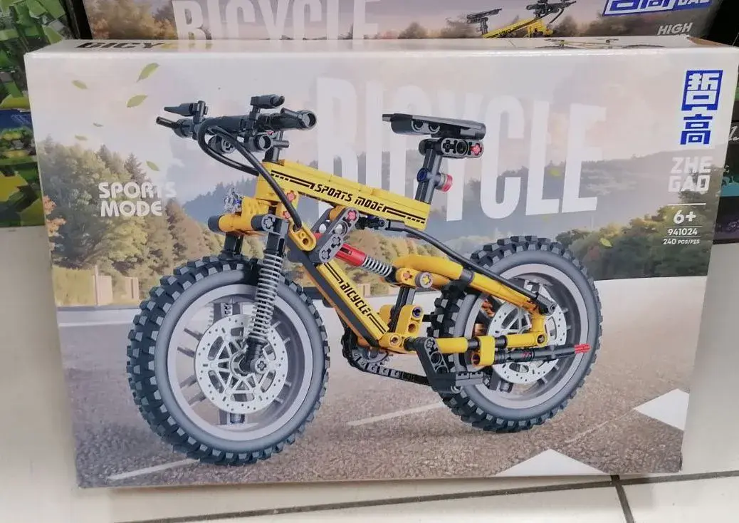 Klocki Bicycle 240 PCS - model roweru górskiego