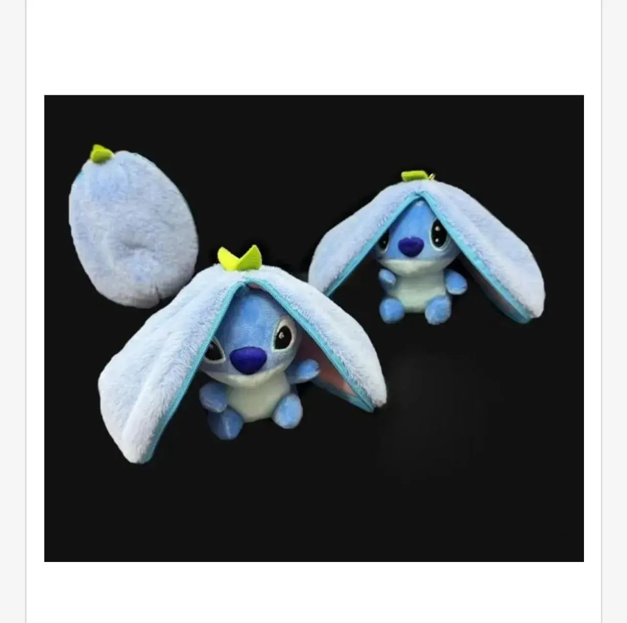 Maskotka Brelok Stitch w Zapinanym Jajku Pluszowy 12 szt.